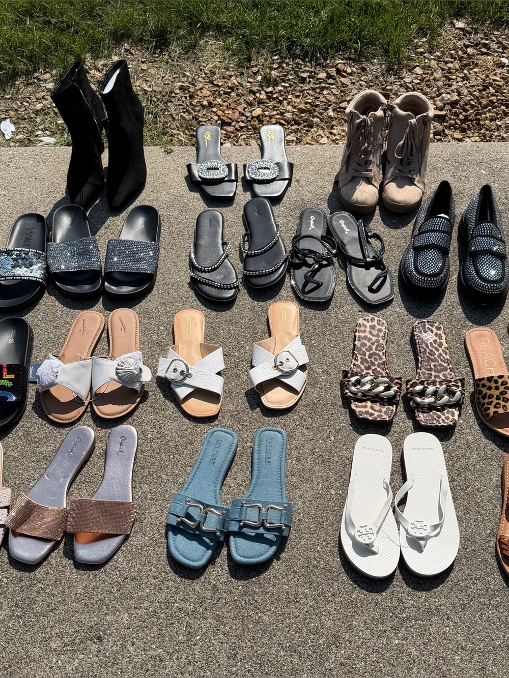 Women's sandals various styles